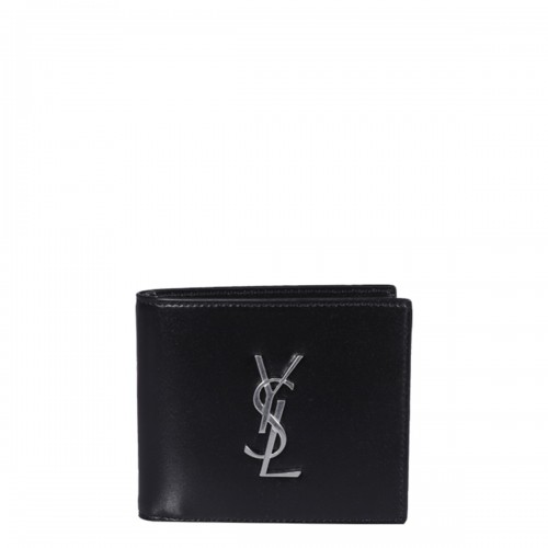 BLACK LEATHER CASSANDRE WALLET