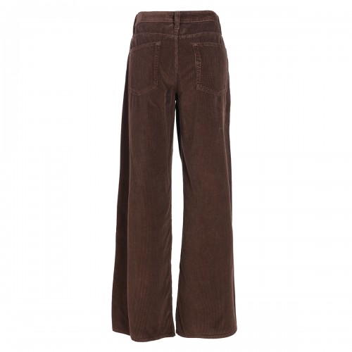 BROWN COTTON PANTS