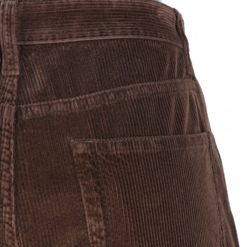 BROWN COTTON PANTS