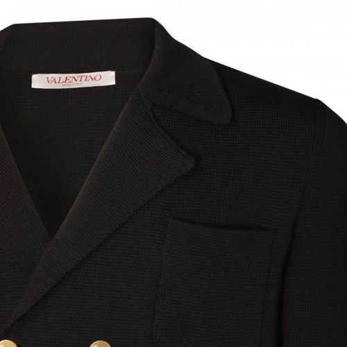 BLACK WOOL BLAZER