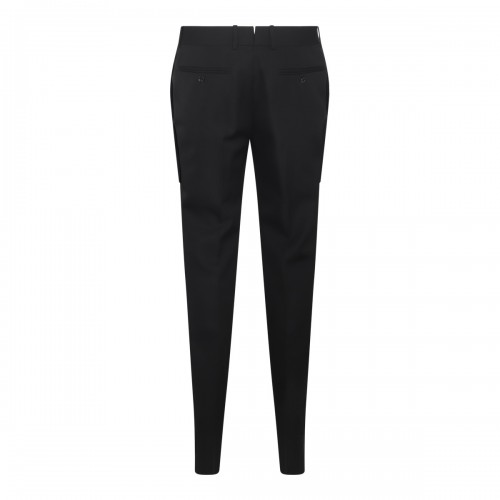 BLACK WOOL TROUSERS 2