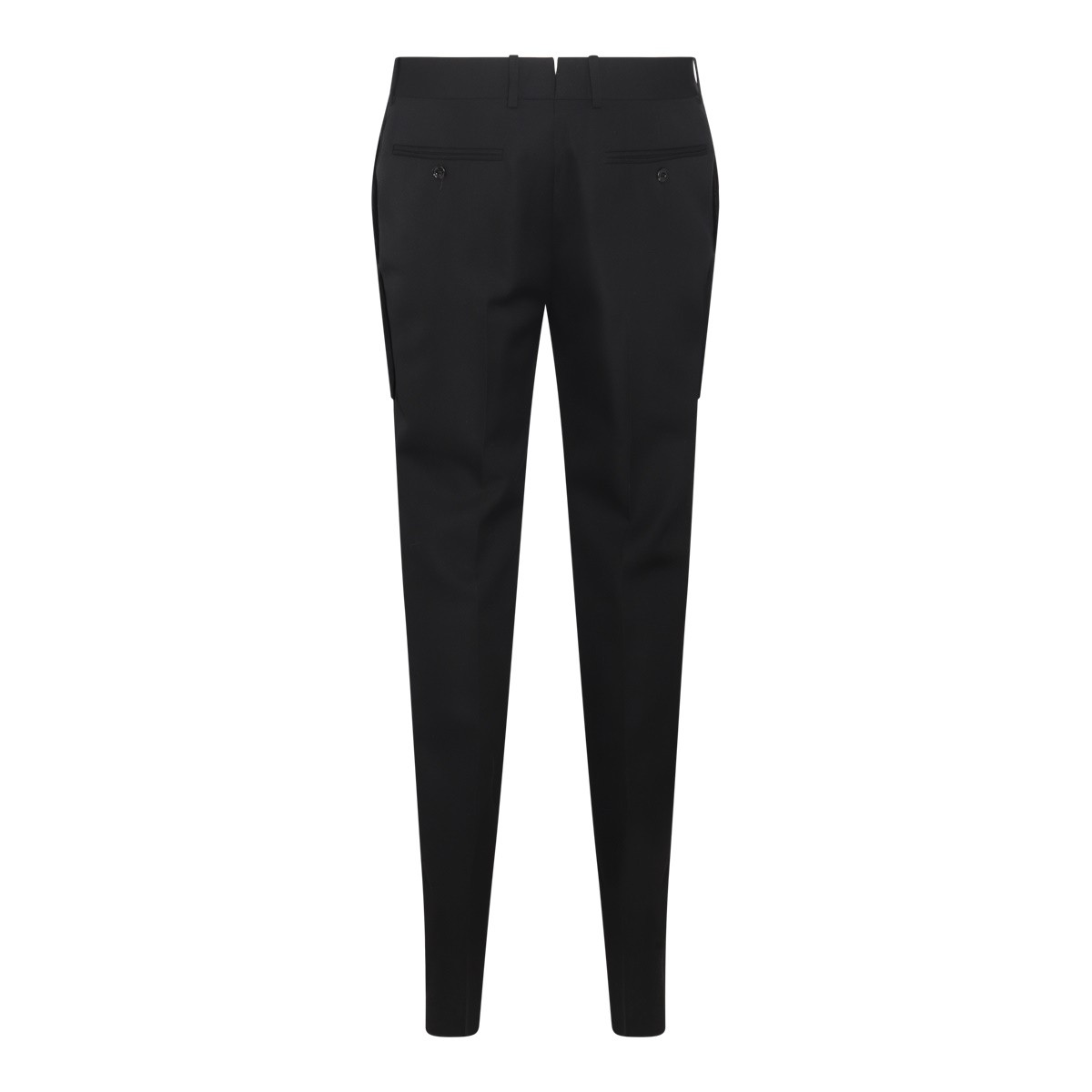BLACK WOOL TROUSERS BLACK WOOL TROUSERS