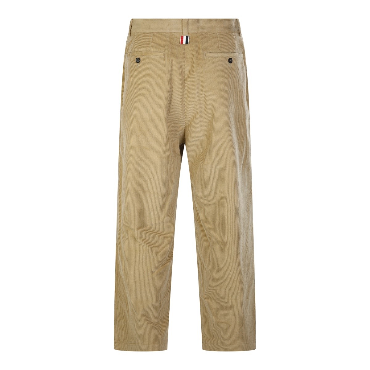 BEIGE COTTON TROUSERS