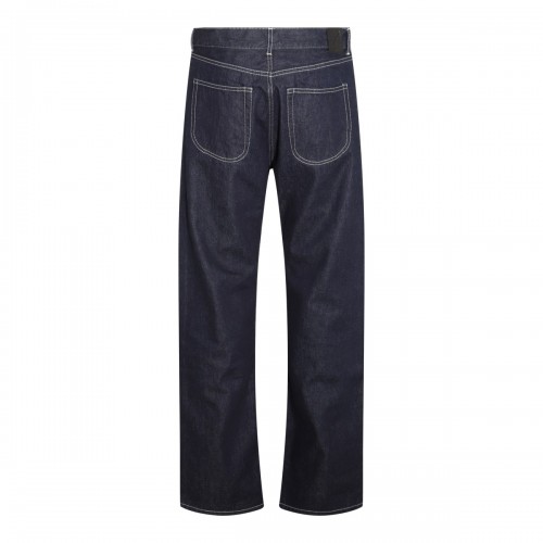 DARK BLUE COTTON JEANS