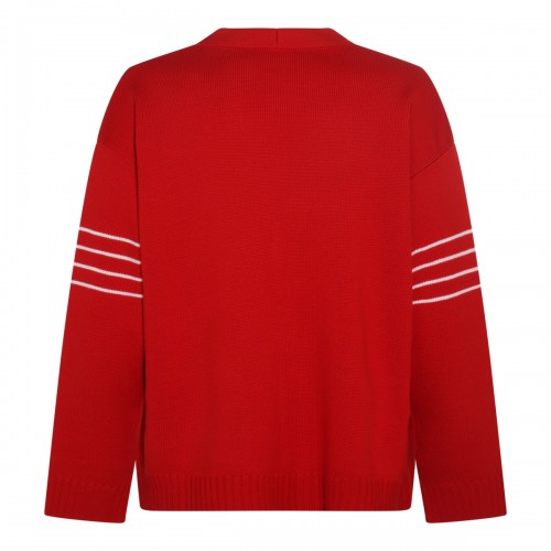 RED VIRGIN WOOL SWEATER 2