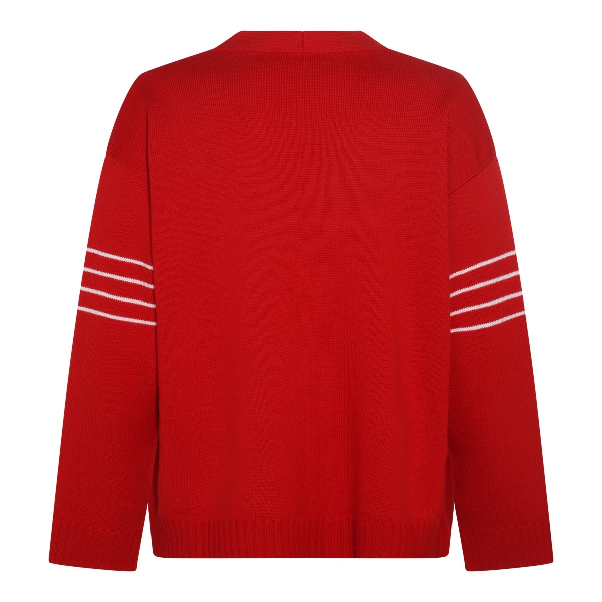RED VIRGIN WOOL SWEATER