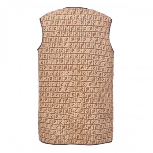 NATURAL AND WHITE WOOL COAT 2