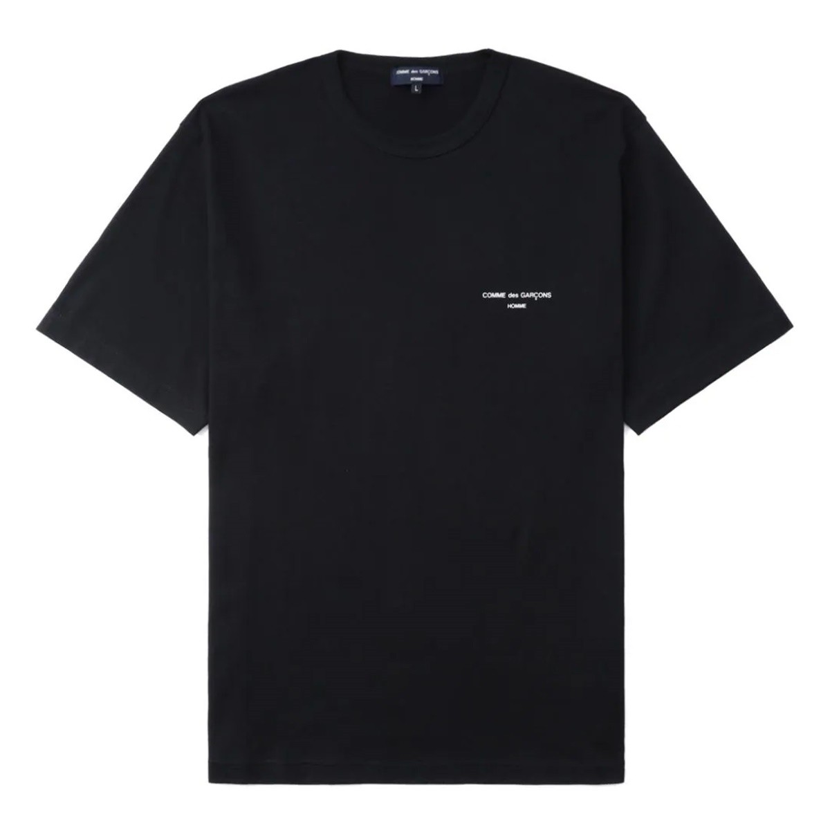 BLACK COTTON T-SHIRT