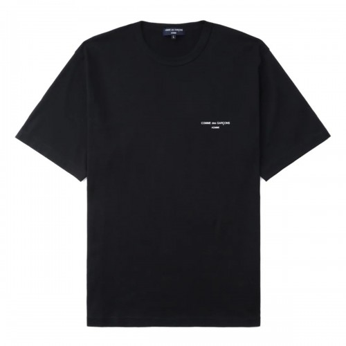 BLACK COTTON T-SHIRT