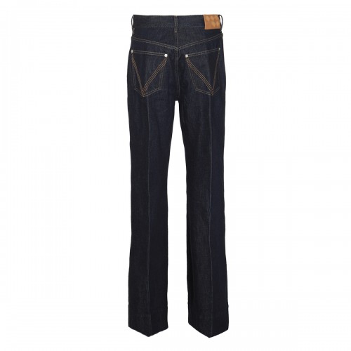 DARK BLUE COTTON PANTS 2
