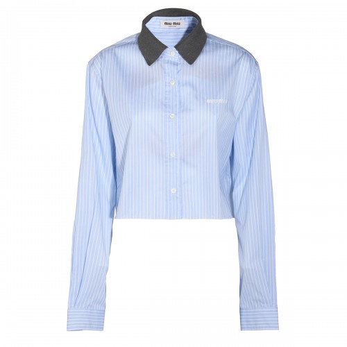 LIGHT BLUE COTTON SHIRT