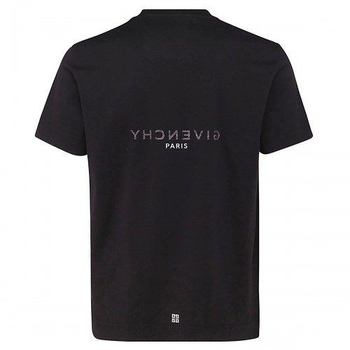 BLACK COTTON T-SHIRT