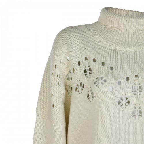 ICONIC MILK WOOL JUMPER