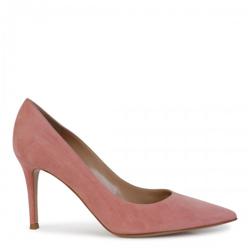 PINK SUEDE PUMPS