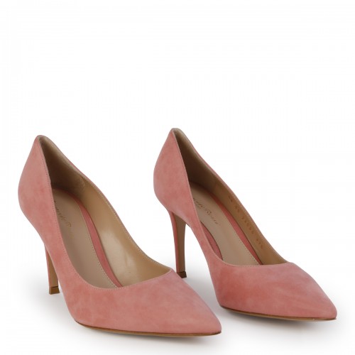 PINK SUEDE PUMPS