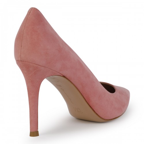 PINK SUEDE PUMPS