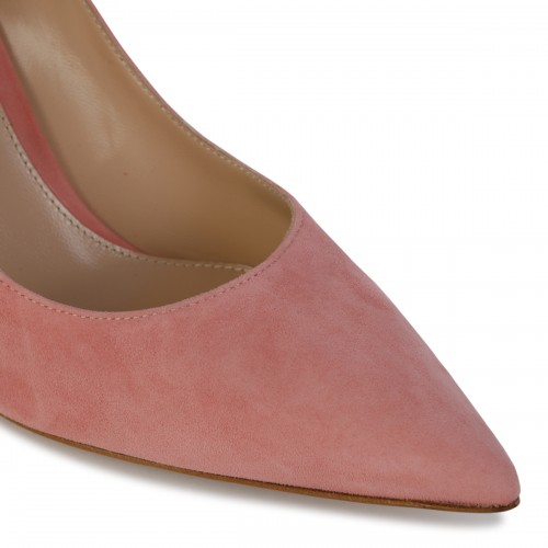 PINK SUEDE PUMPS