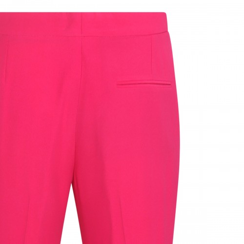 ORCHID PINK VISCOSE BLEND STRETCH PANTS