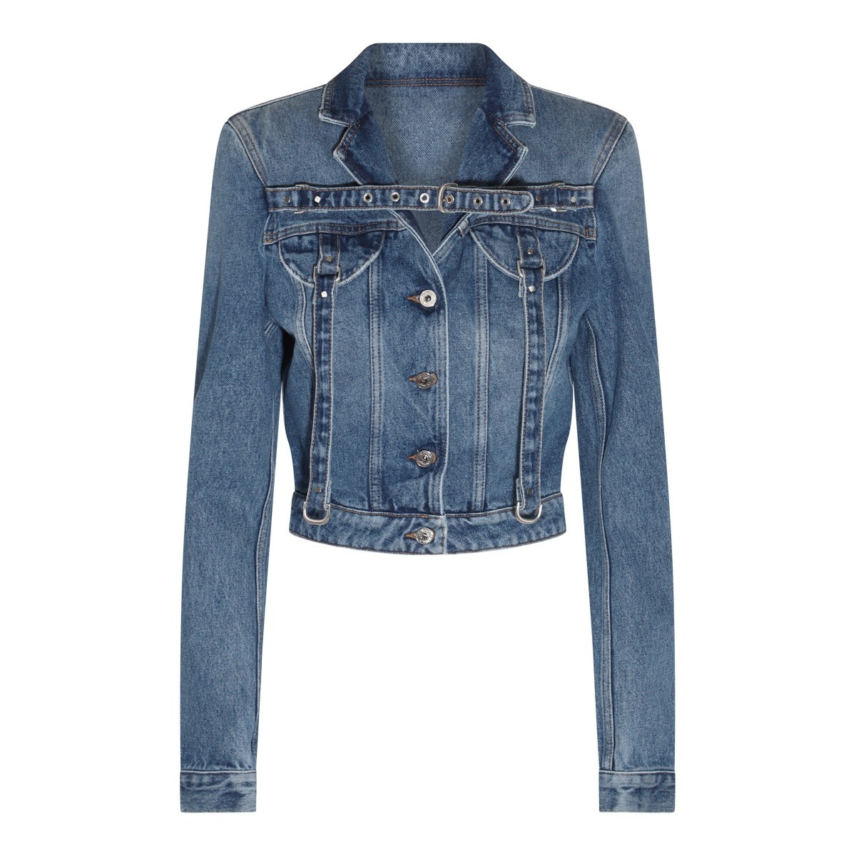 BLUE COTTON DENIM JACKET