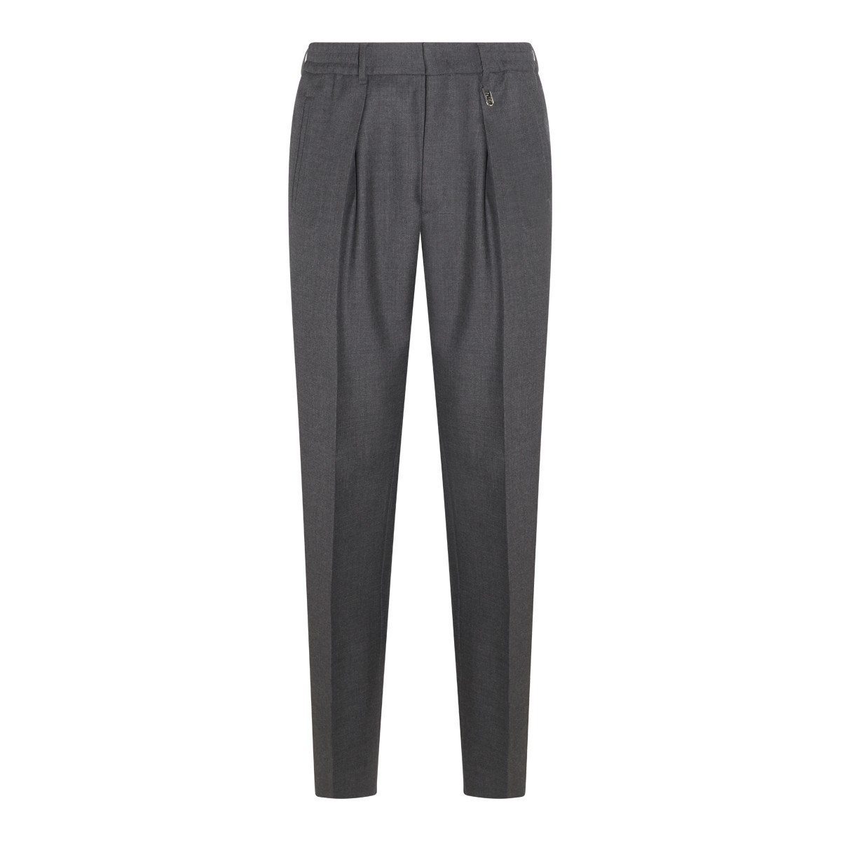 GREY WOOL PANTS