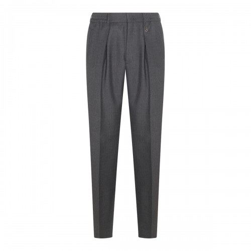 GREY WOOL PANTS