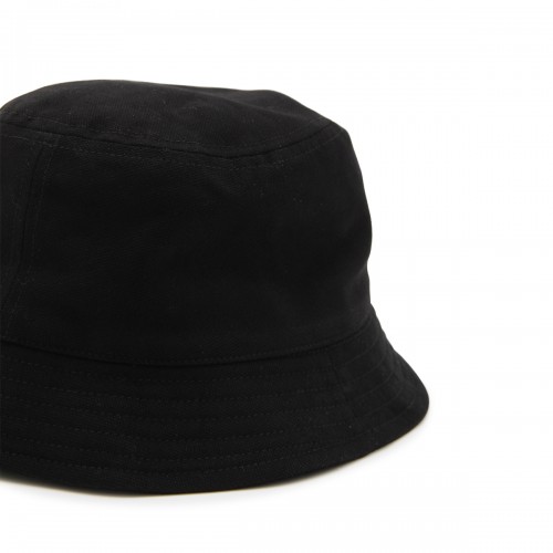 BLACK AND WHITE COTTON HALEY BUCKET HAT