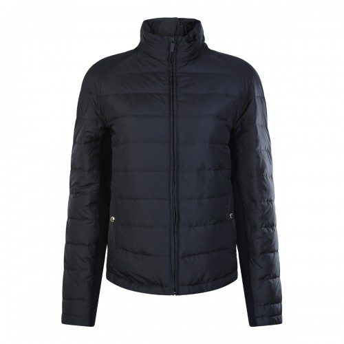 NAVY BLUE AND WHITE DOWN JACKET