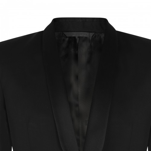 BLACK WOOL BLAZER