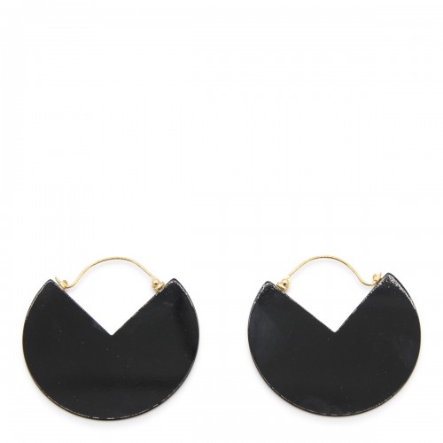 BLACK BRASS 90 EARRINGS