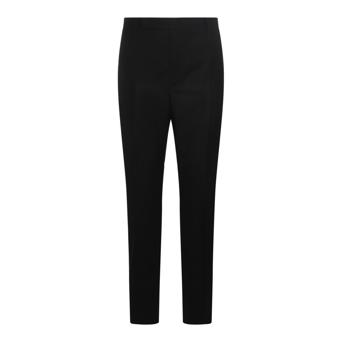 BLACK WOOL PANTS