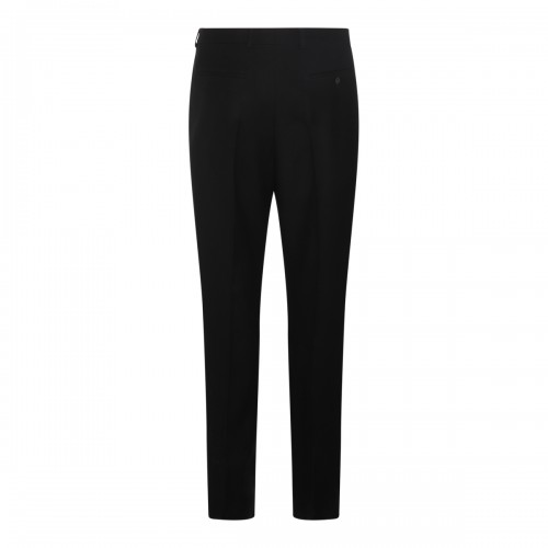 BLACK WOOL PANTS