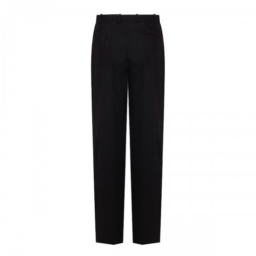 BLACK WOOL PANTS