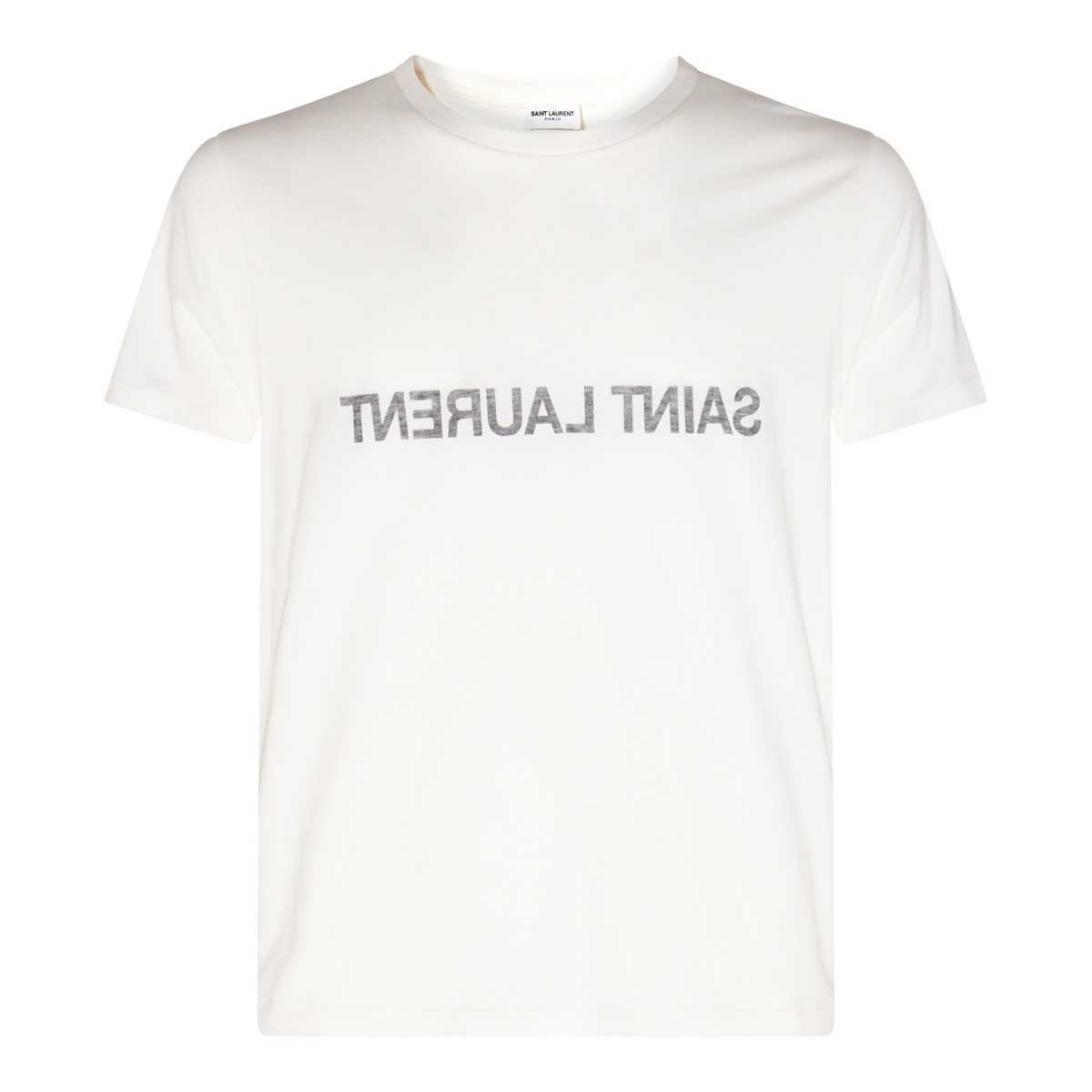 WHITE COTTON T-SHIRT