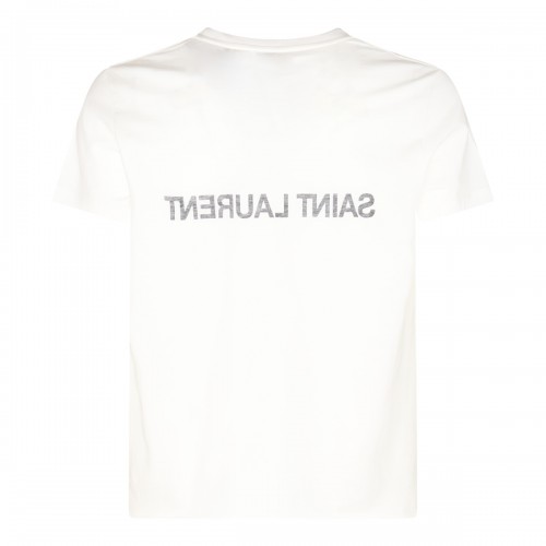 WHITE COTTON T-SHIRT