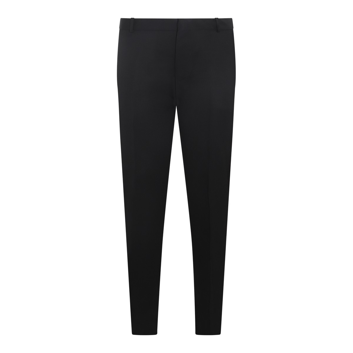 BLACK WOOL TROUSERS