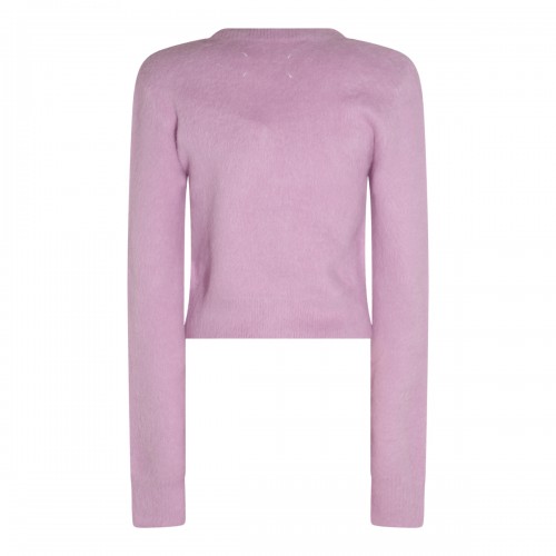 LAVENDER WOOL BLEND CARDIGAN  2