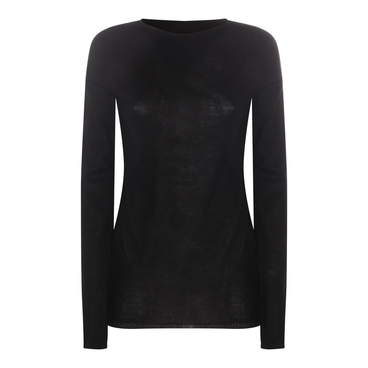 BLACK WOOL SWEATER