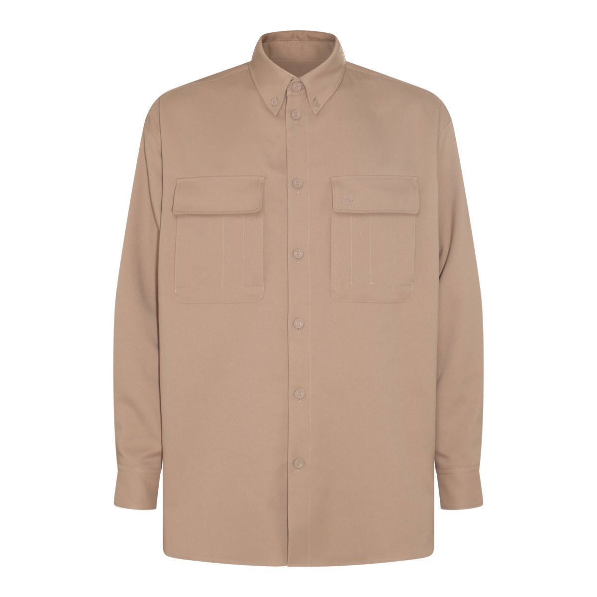 CAMEL OVERSIZE SHIRT 