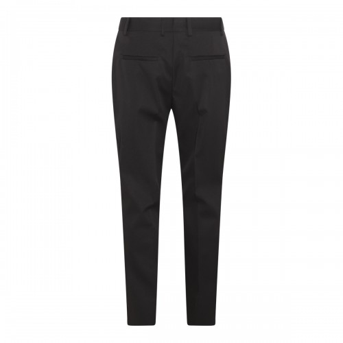BLACK VIRGIN WOOL PANTS 2