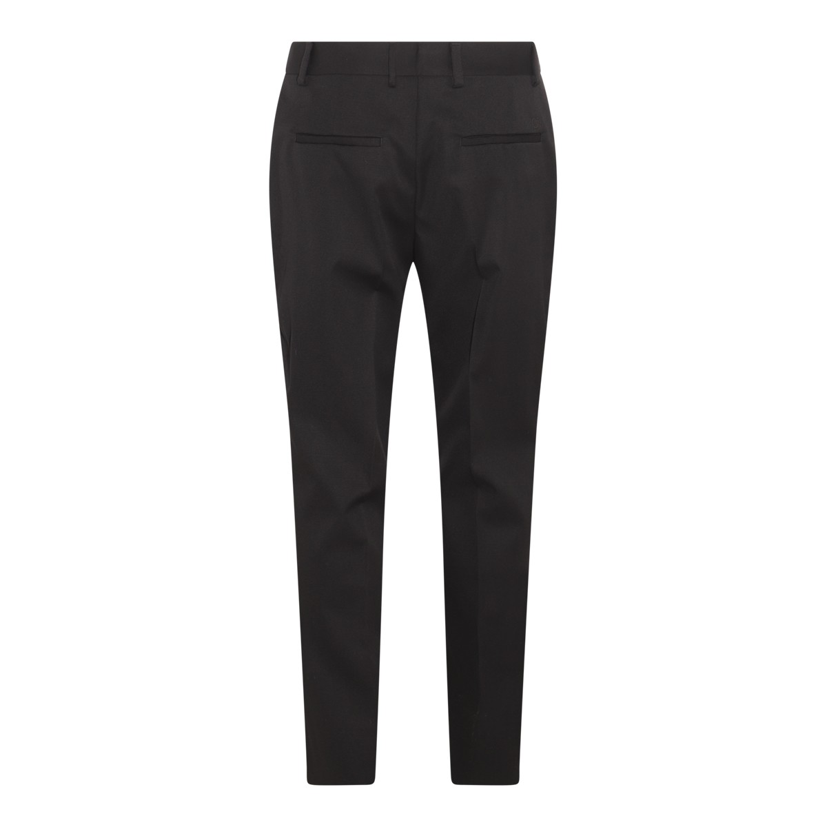 BLACK VIRGIN WOOL PANTS BLACK VIRGIN WOOL PANTS
