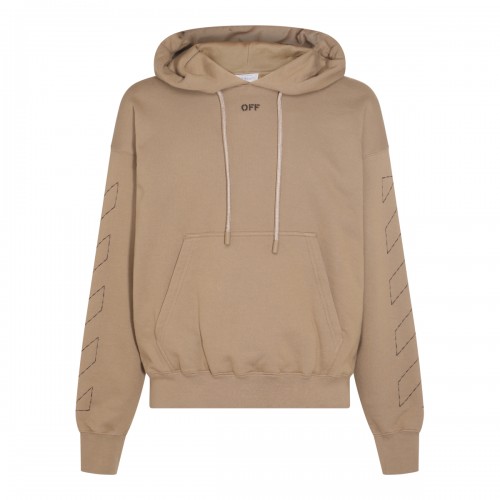 CAMEL COTTON SWEATSHIRT