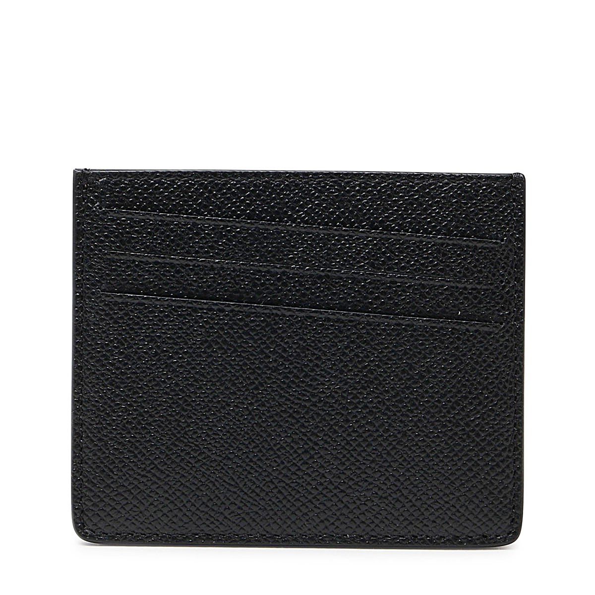 BLACK LEATHER CARDHOLDER