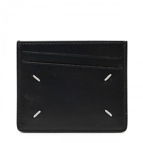 BLACK LEATHER CARDHOLDER