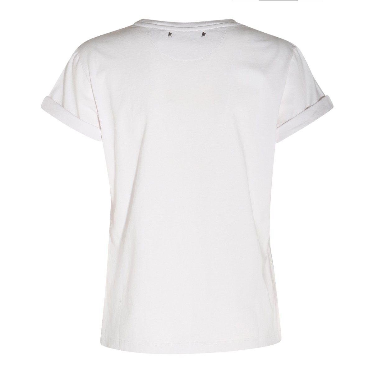 WHITE COTTON T-SHIRT