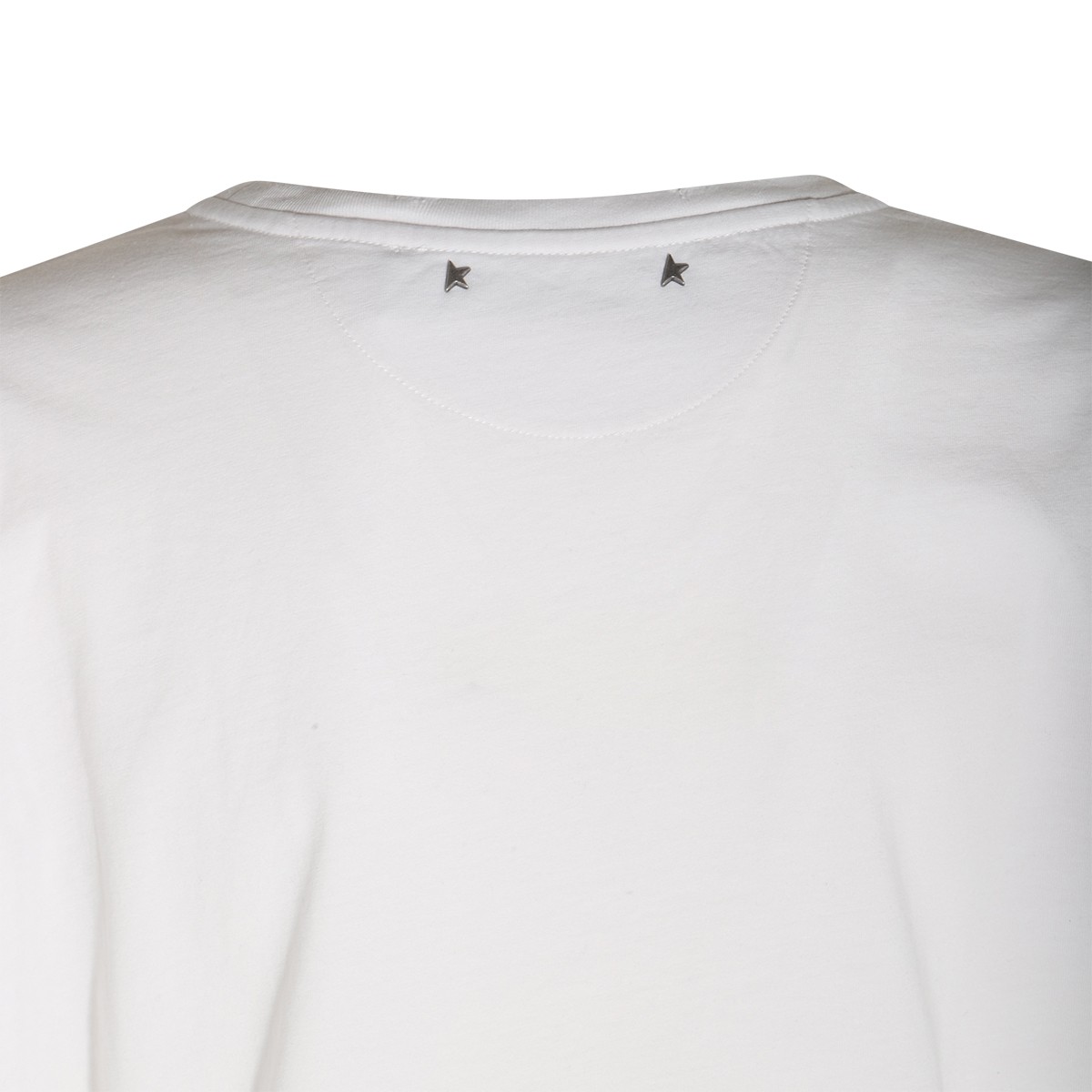 WHITE COTTON T-SHIRT