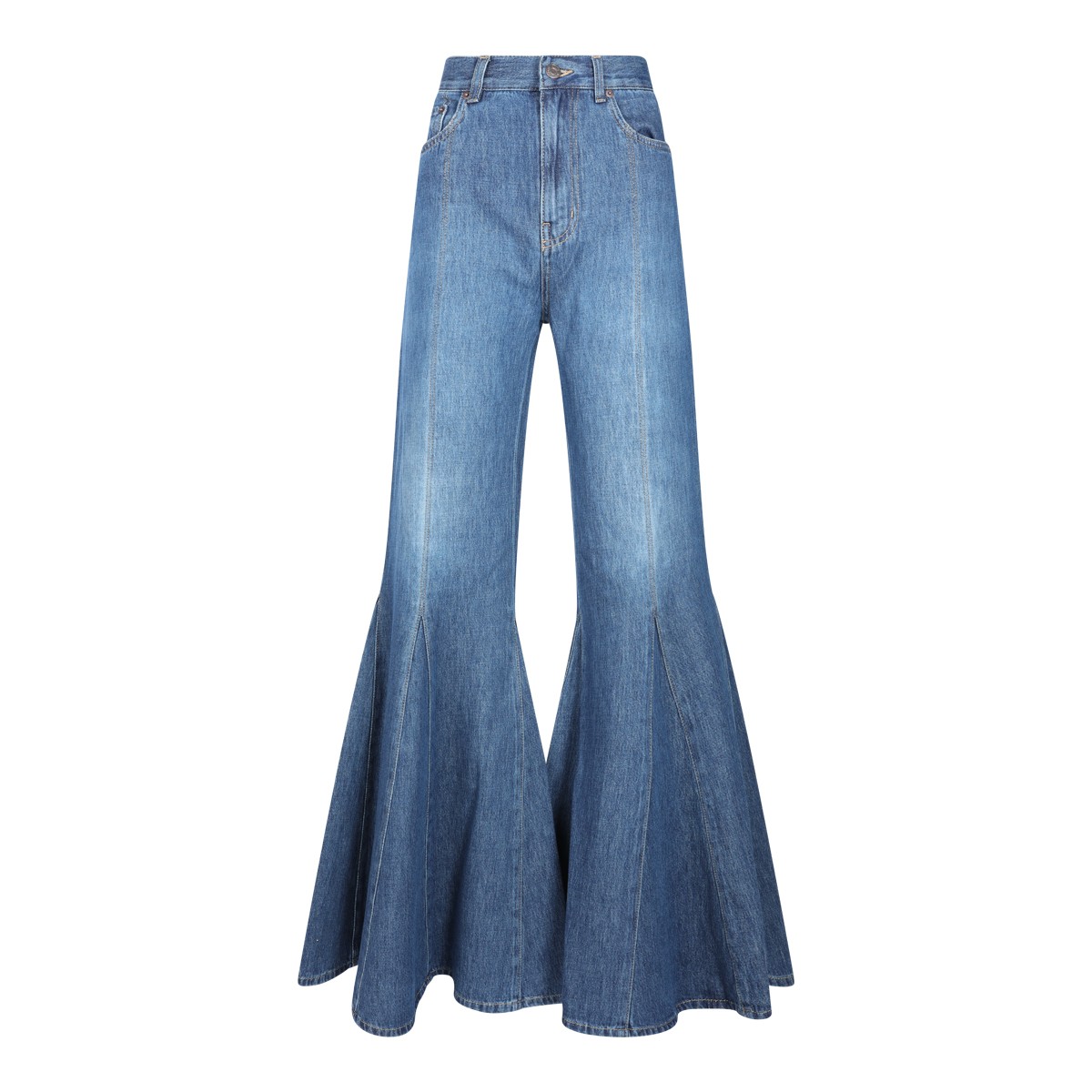 BLUE COTTON DENIM JEANS