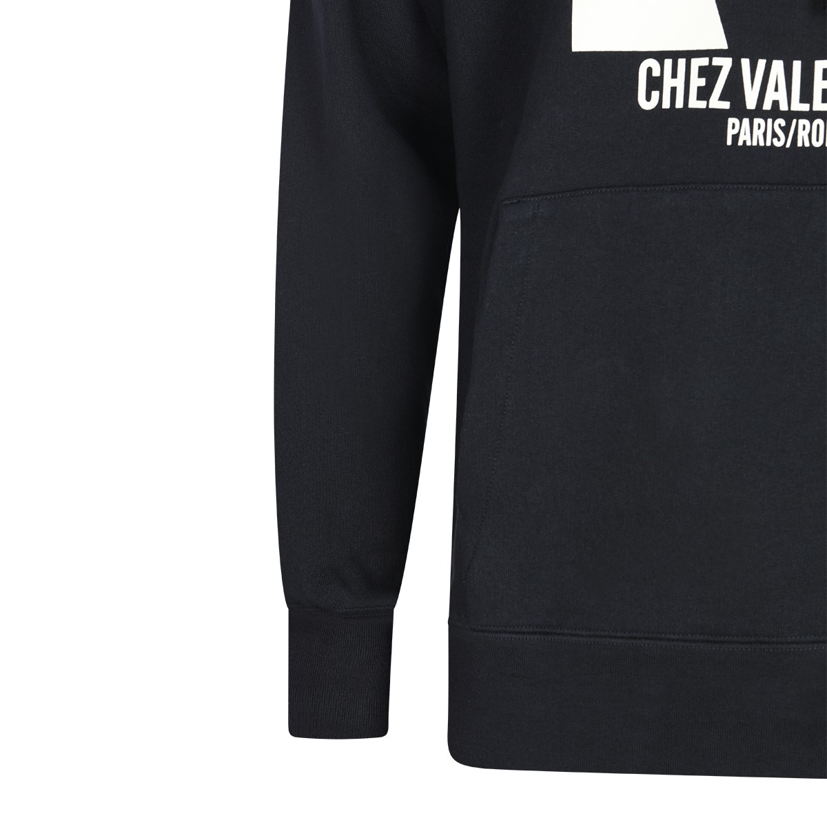 BLACK COTTON SWEATSHIRT BLACK COTTON SWEATSHIRT