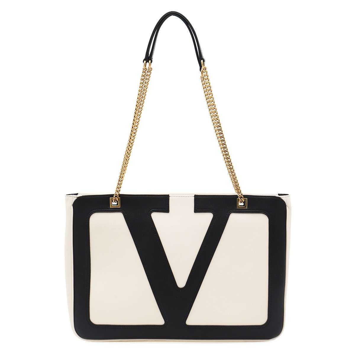 WHITE AND BLACK SHOULDER BAG