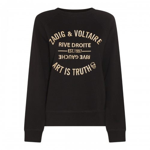 NOIR COTTON SWEATSHIRT