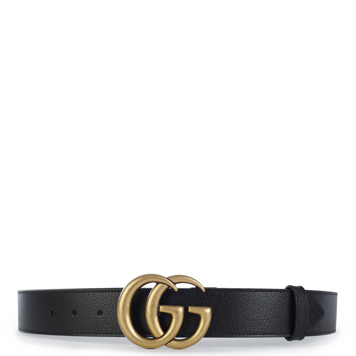 BLACK LEATHER BELT